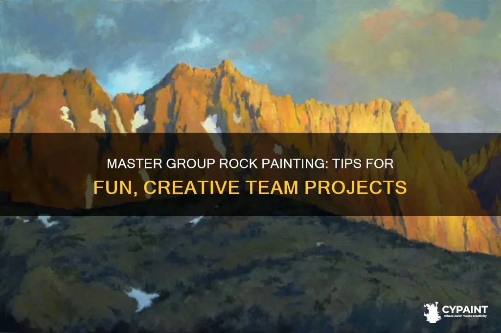 how to rock painting for a big group