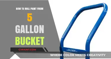 Mastering Paint Rolling: Efficient Techniques from a 5-Gallon Bucket
