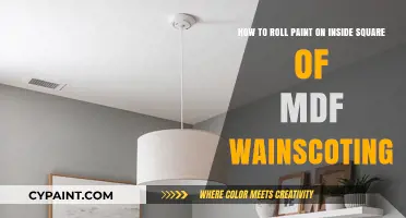 Mastering Paint Rolling on MDF Wainscoting Interior Squares: A Guide