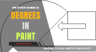 Rotating Images in Paint: Easy 45-Degree Turn