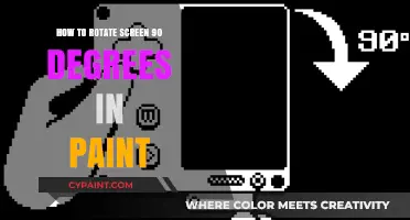 Rotate Your Screen 90 Degrees in Paint: A Quick Guide