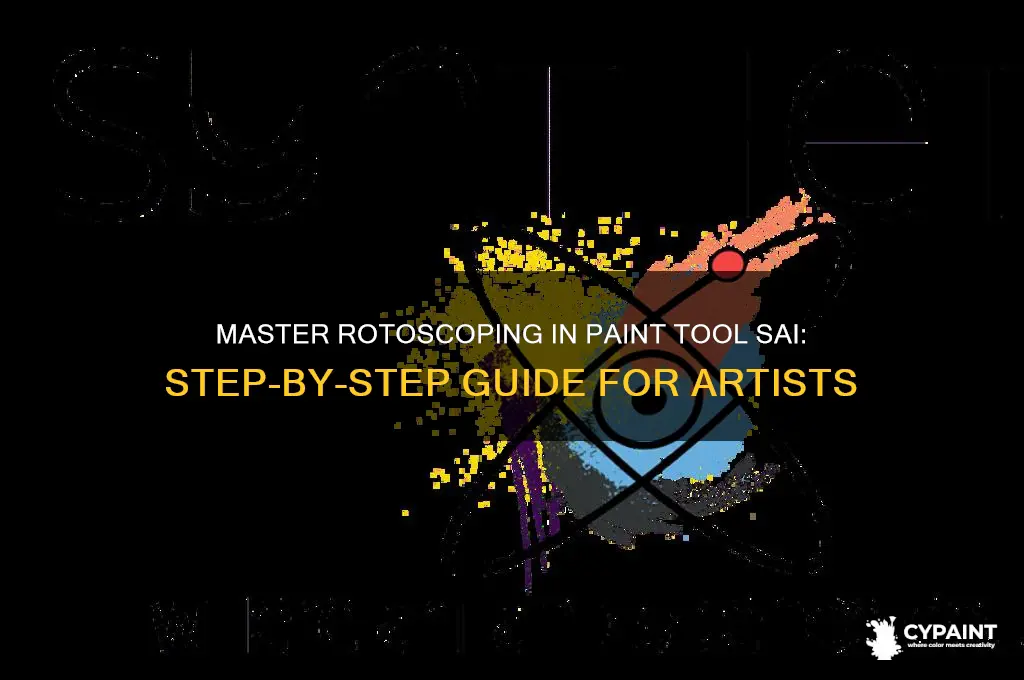 how to rotoscope in paint tool sai