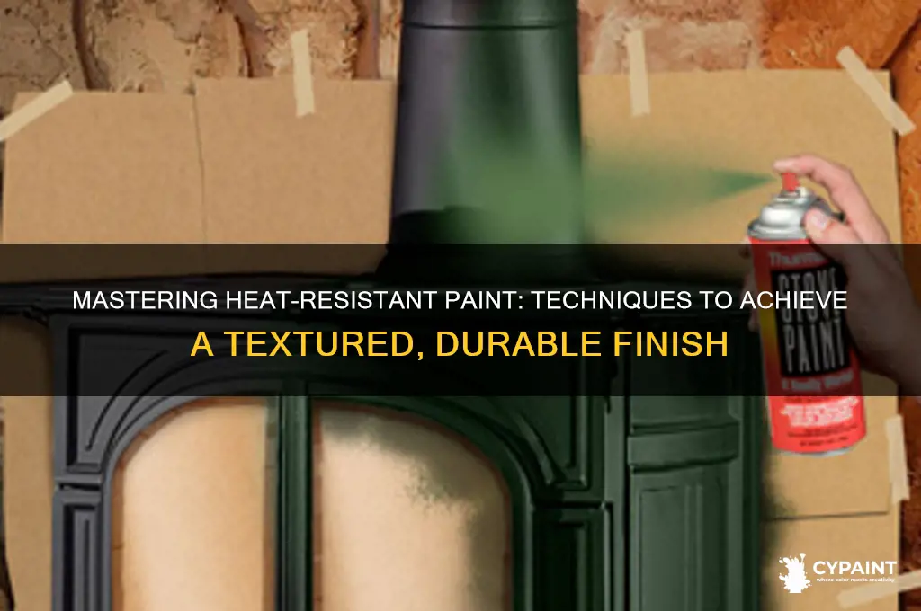 how to ruff up heat resistant paint