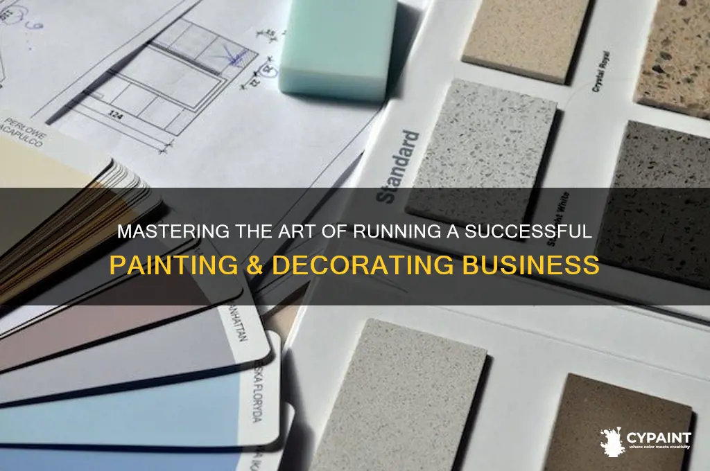 how to run a painting and decorating business