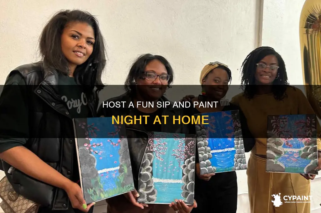 how to runa sip and paint in your home