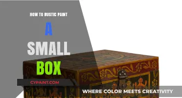 Rustic Charm: Easy Steps to Paint a Small Box