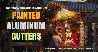 Safely Hanging Christmas Lights on Painted Aluminum Gutters: A Guide