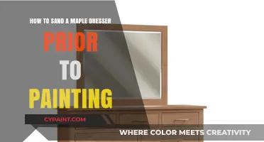 Sanding Maple: Prepping Your Dresser for a Fresh Coat