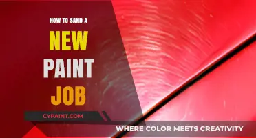 Mastering the Art of Sanding: Perfecting Your New Paint Job