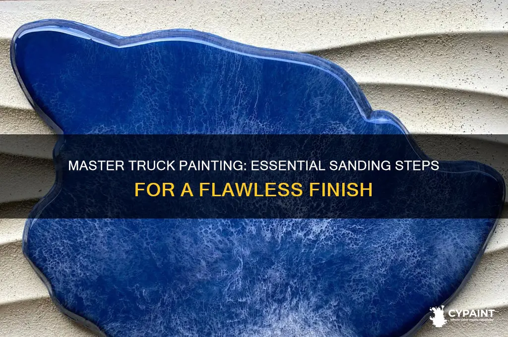 how to sand a truck before painting