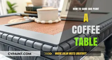 Revamp Your Coffee Table: Sanding and Painting Guide for Beginners
