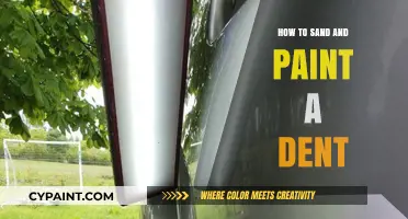 DIY Dent Repair: Sanding and Painting for a Flawless Finish