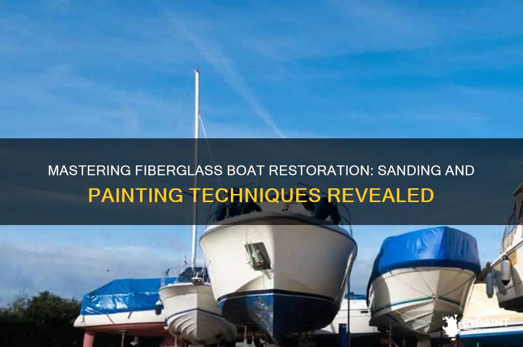 how to sand and paint a fiberglass boat