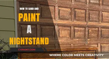 Transform Your Nightstand: Easy Sanding and Painting Guide