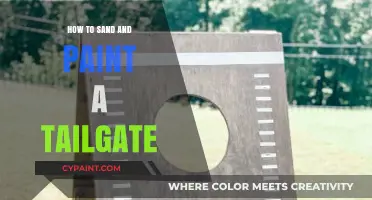 DIY Tailgate Makeover: Sanding and Painting Tips for a Fresh Look