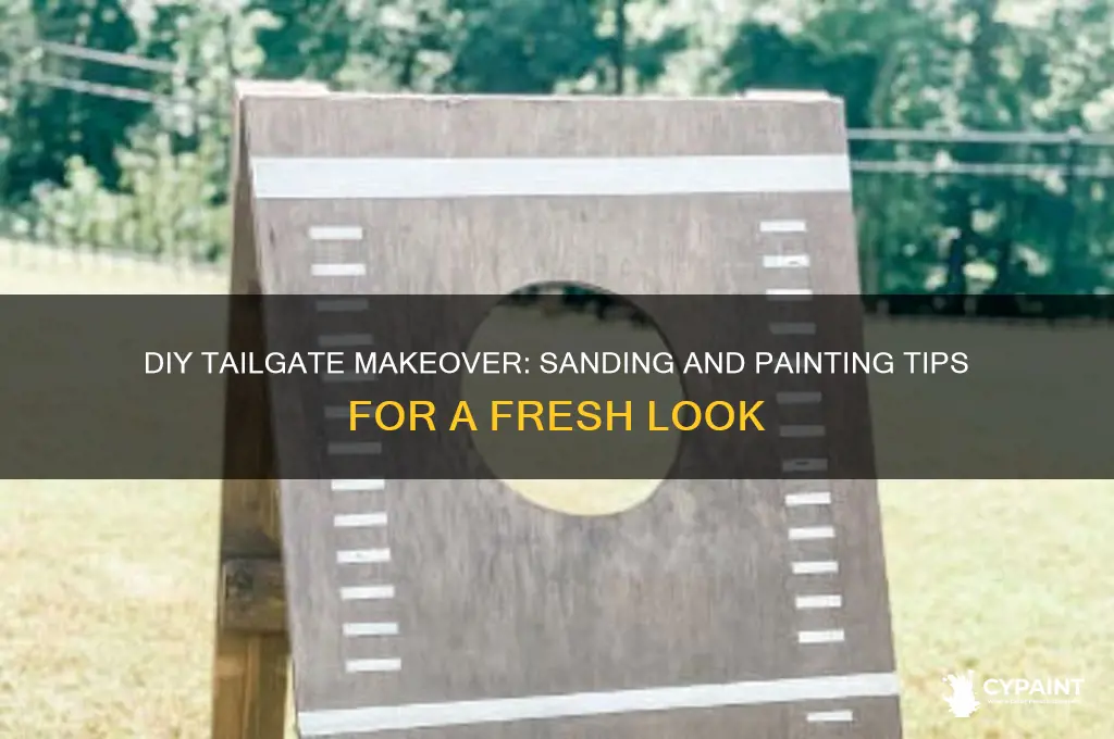 how to sand and paint a tailgate