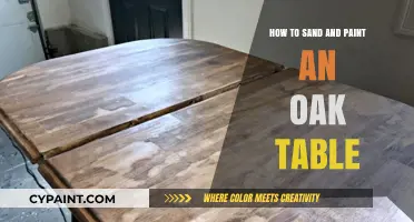 Revamp Your Oak Table: Sanding and Painting Guide for a Fresh Look