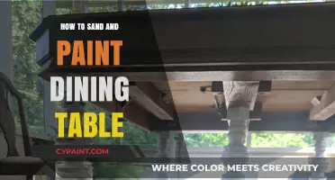 Revamp Your Dining Table: Sanding and Painting Guide for a Fresh Look