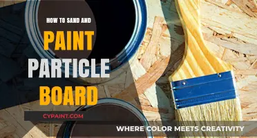 Master Sanding and Painting Particle Board for a Smooth Finish