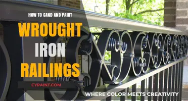 Revitalize Your Wrought Iron Railings: Sanding and Painting Guide
