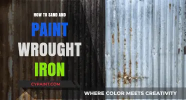 Mastering the Art of Sanding and Painting Wrought Iron Surfaces