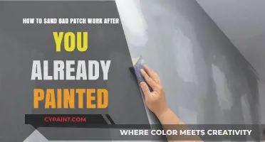 Fixing Painted Patch Work: Sanding Tips for a Seamless Finish