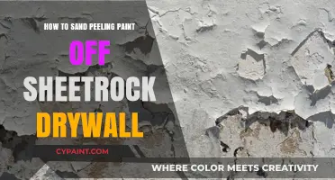 Effective Techniques for Sanding Peeling Paint Off Sheetrock Drywall