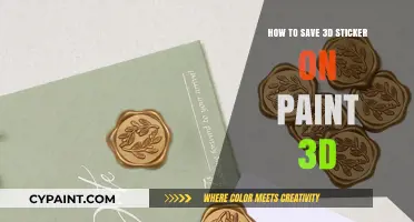 Mastering Paint 3D: Easy Steps to Save Your 3D Stickers