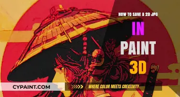 Converting 2D Images to 3D with Paint