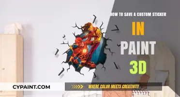 Creating and Saving Custom Stickers with Paint 3D