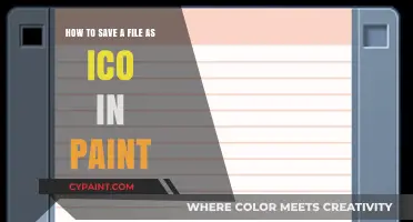 Paint File Saving: ICO Format Quick Guide