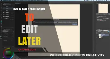 Paint Like a Pro: Save and Edit Later