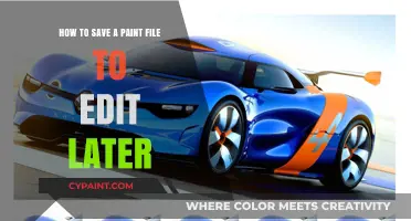 Save and Edit: Paint Files for Later