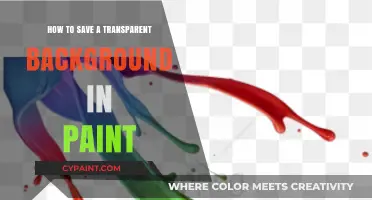 Mastering Paint: Save Images with Transparent Backgrounds Easily