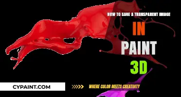 Paint 3D: Saving Images with Transparency