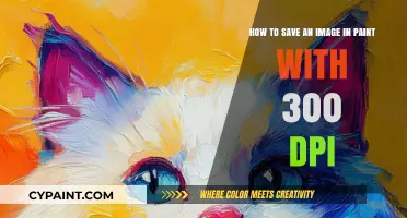Save Images in Paint with 300 DPI: A Quick Guide