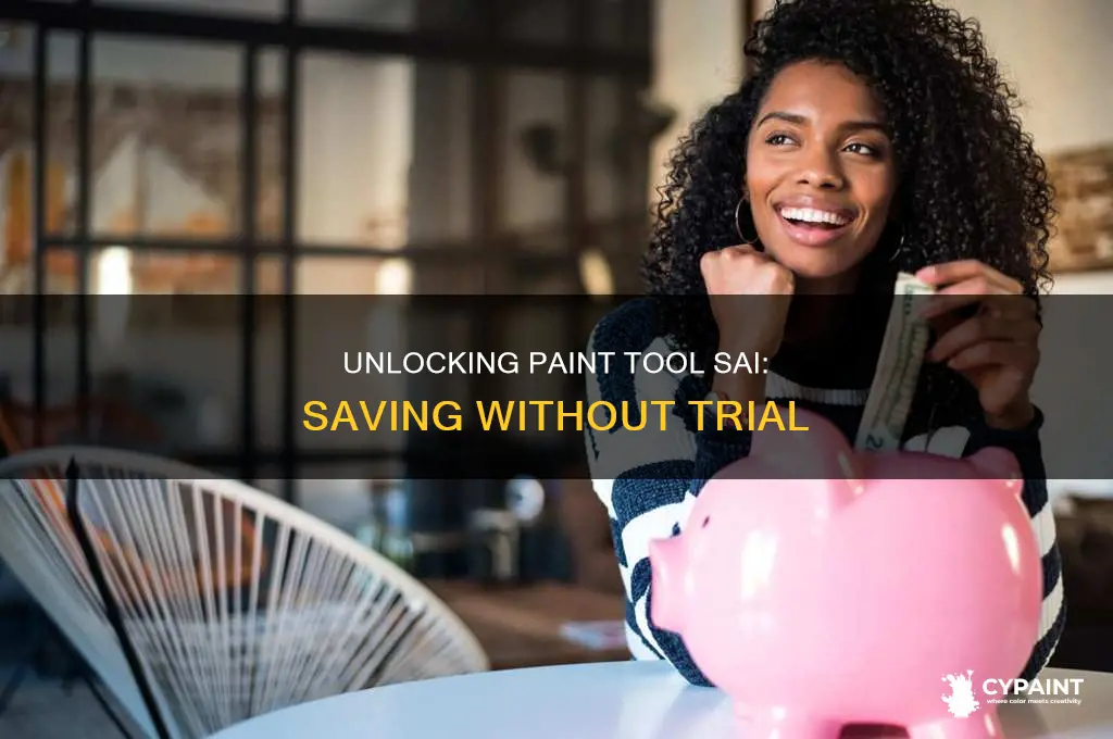 how to save in paint tool sai without trial
