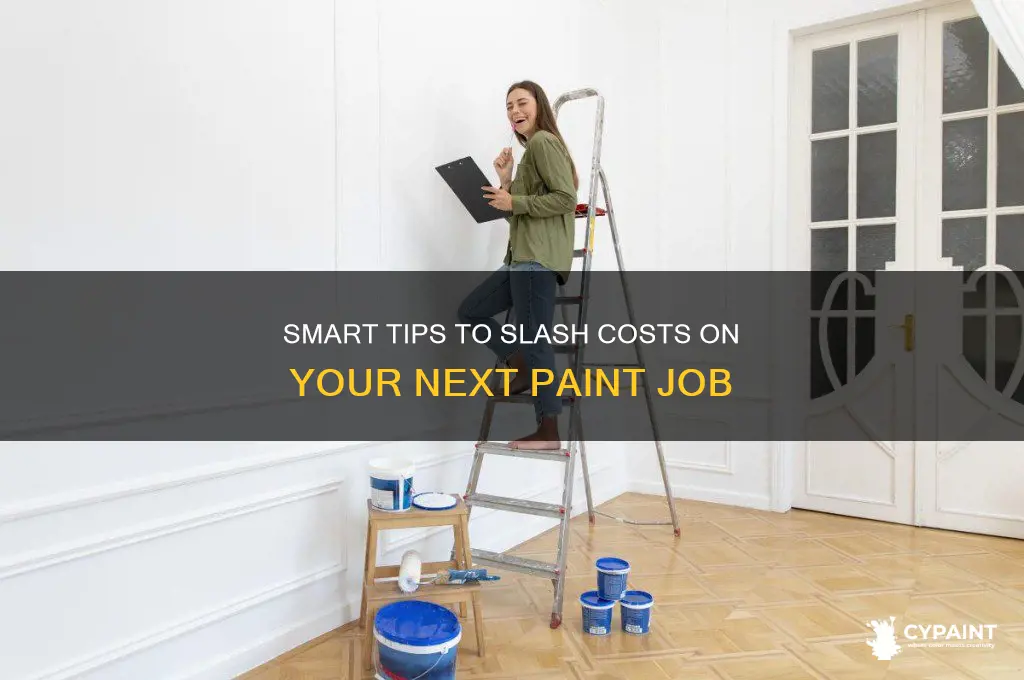 how to save money on a paint job