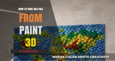 Exporting OBJ Files from Paint 3D: A Step-by-Step Guide