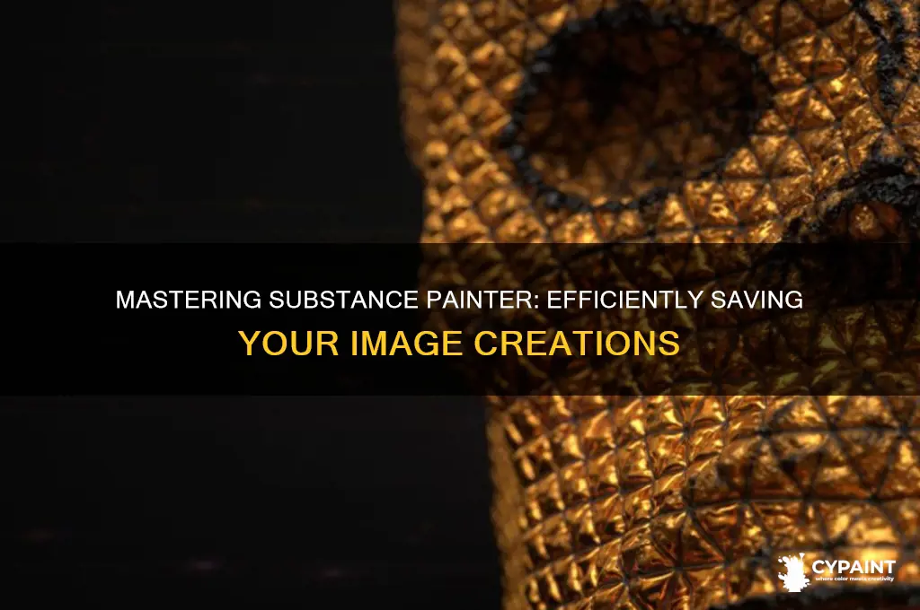 how to save out image in substance painter