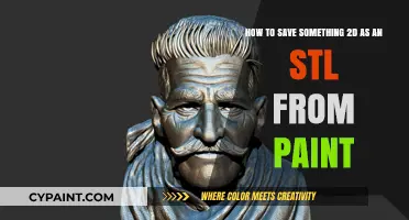 Convert 2D Art to 3D STL Files Using Paint
