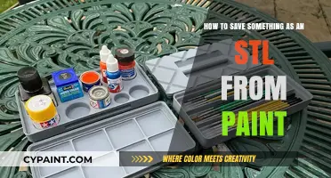 Save Your Paint Creations as STL Files
