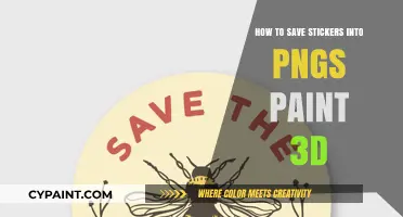 Save Stickers as PNGs Easily with Paint 3D Guide
