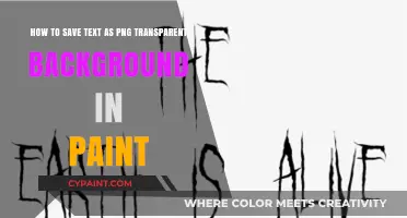 Save Text as Transparent PNG in Paint: Quick Guide