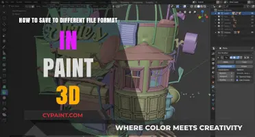 Mastering Paint 3D: Saving Your Creations in Various File Formats