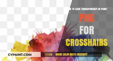 Preserving Transparency in Paint: Crosshair PNG Perfection