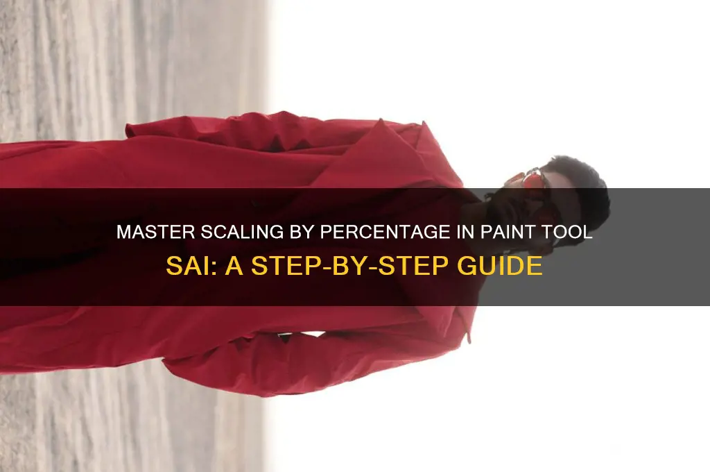 how to scale by precentage paint tool sai