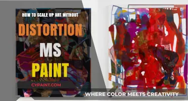 Scaling Art in MS Paint: Avoid Distortion with These Tips