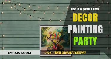Creative Fun: Tips for Scheduling Your Home Decor Painting Party