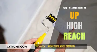 Safely Scrape High Paint: Tips for Reaching and Removing